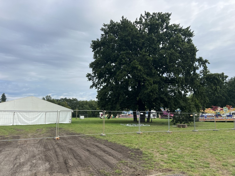 Bauzaun-Absicherung bei einer Veranstaltung